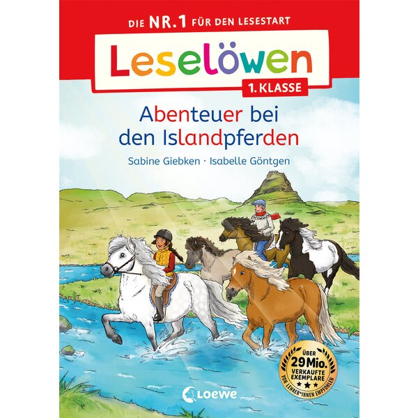 Loewe Abenteuer bei den Islandpferden - Leselöwen 1. Klasse 