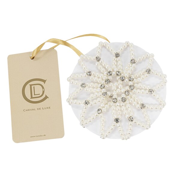 Cheval de Luxe haarnetje met glitterparels 