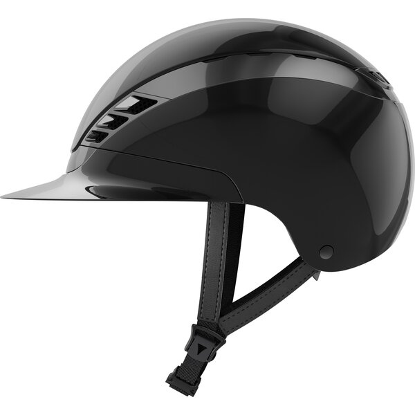 ABUS PIKEUR rijhelm AirLuxe Chrome Long Vizor 