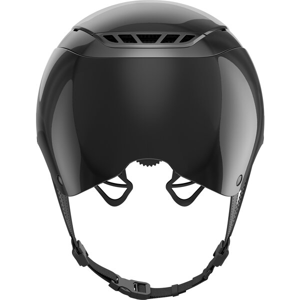 ABUS PIKEUR rijhelm AirLuxe Chrome Long Vizor 