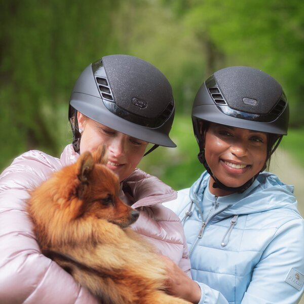 ABUS PIKEUR rijhelm AirLuxe Supreme Glam Long Visor 