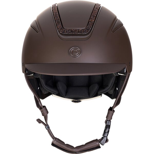 Cheval de Luxe rijhelm Bergamo dark brown | S (53-55)
