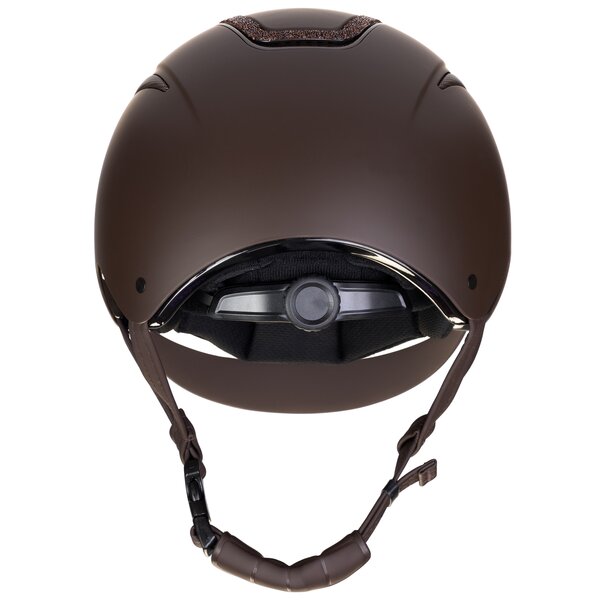 Cheval de Luxe rijhelm Bergamo dark brown | S (53-55)