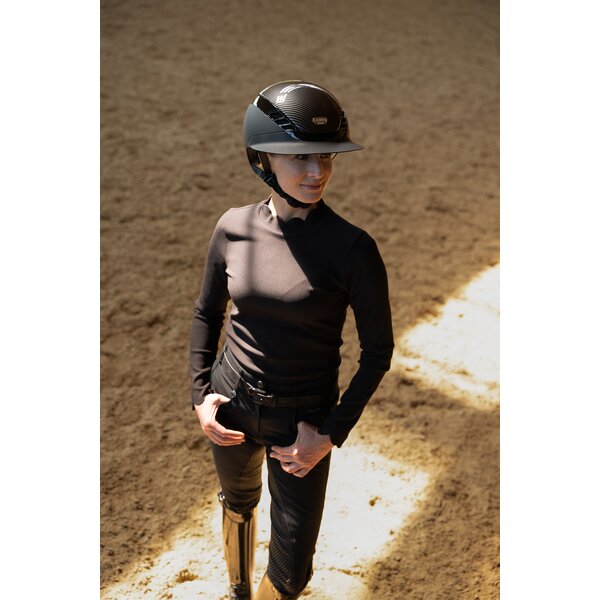 ABUS PIKEUR rijhelm AirLuxe Pure Carbonstyle black / anthracite | M (55-58)