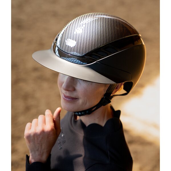 ABUS PIKEUR rijhelm AirLuxe Pure Carbonstyle black / anthracite | M (55-58)