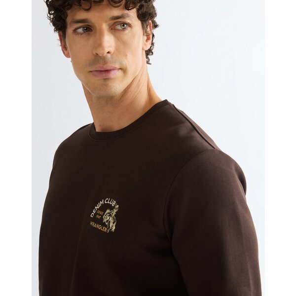 Wrangler sweater Small Graphic Crew 