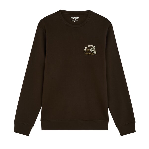 Wrangler sweater Small Graphic Crew 