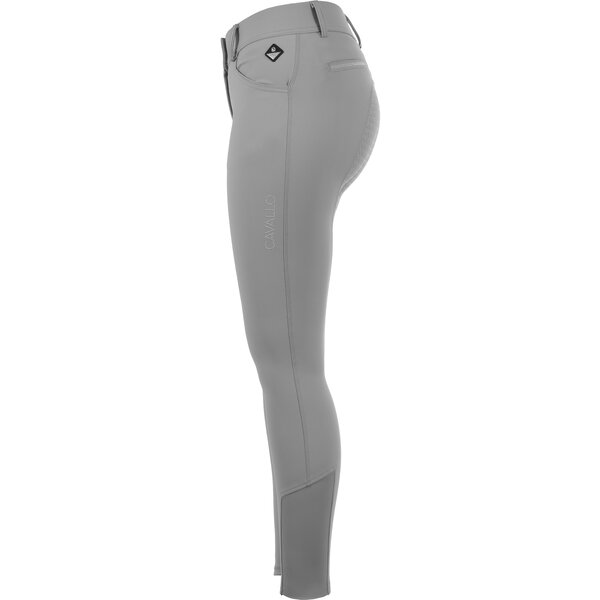 Cavallo rijbroek met zitvlak CAVALCUNA Grip silver grey | 32