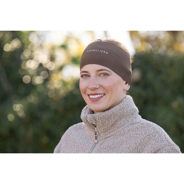 Covalliero functionele hoofdband chocolate | One size