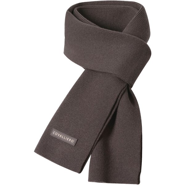 Covalliero gebreide sjaal chocolate | One size
