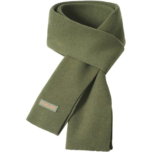 Covalliero gebreide sjaal forest green | One size