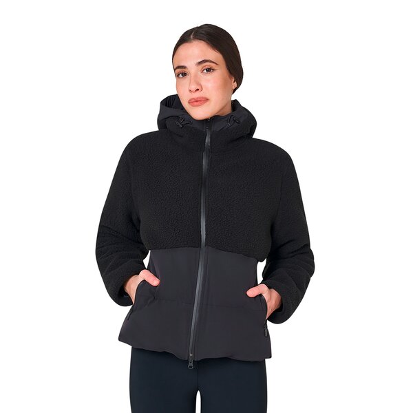 EQUESTRO functionele jas met teddyfleece voor dames 