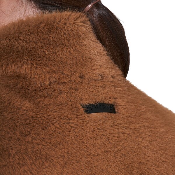 EQUESTRO bodywarmer van imitatiebont voor dames 