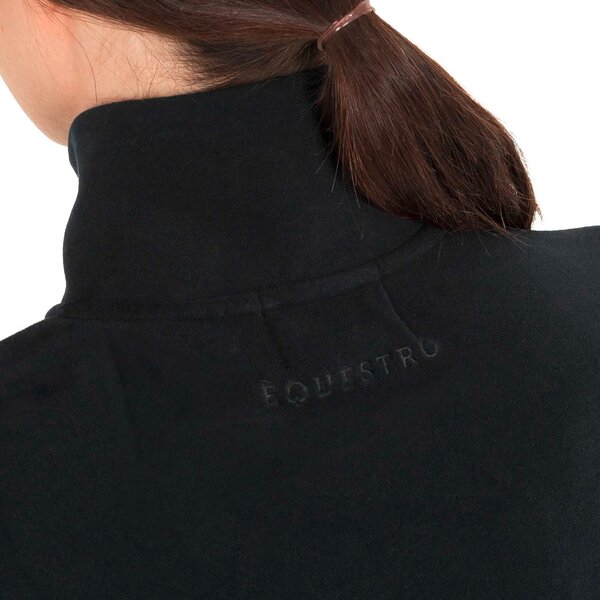 EQUESTRO fleeceshirt met lange mouwen voor dames 