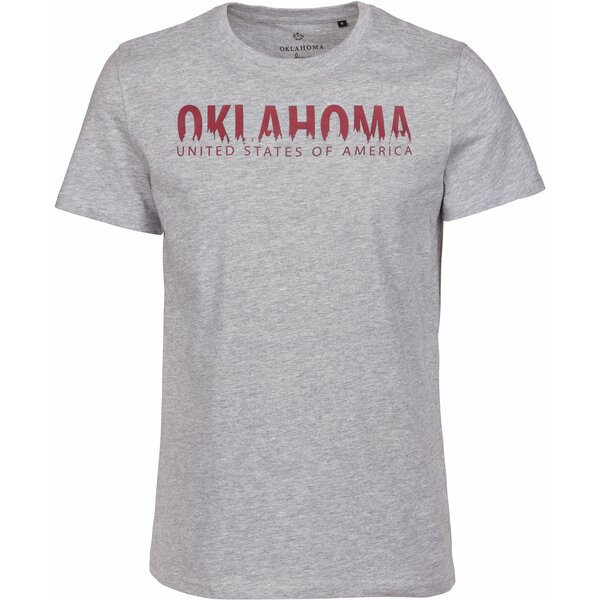 OKLAHOMA Jeans T-Shirt neutral gray | M