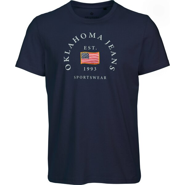 OKLAHOMA Jeans T-Shirt total eclipse | XXXL