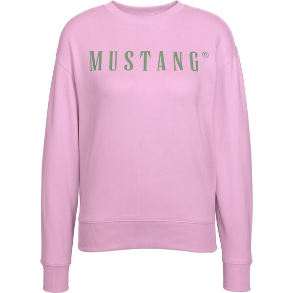 MUSTANG Sweatshirt pink lavender | 2XL