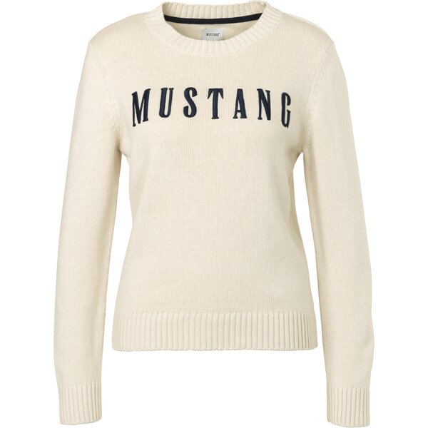 MUSTANG Strickpullover whisper white | L