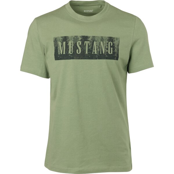 MUSTANG T-Shirt oli green | L