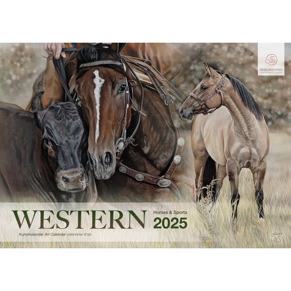 Kunstkalender Western 2025 2025