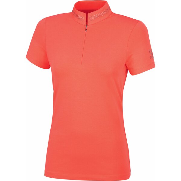 PIKEUR Zip-Shirt Vroni Selection coral red | 40