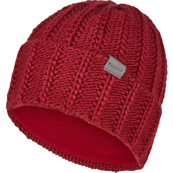 PIKEUR Sports Collection Ripp Beanie rumba red | 55/57