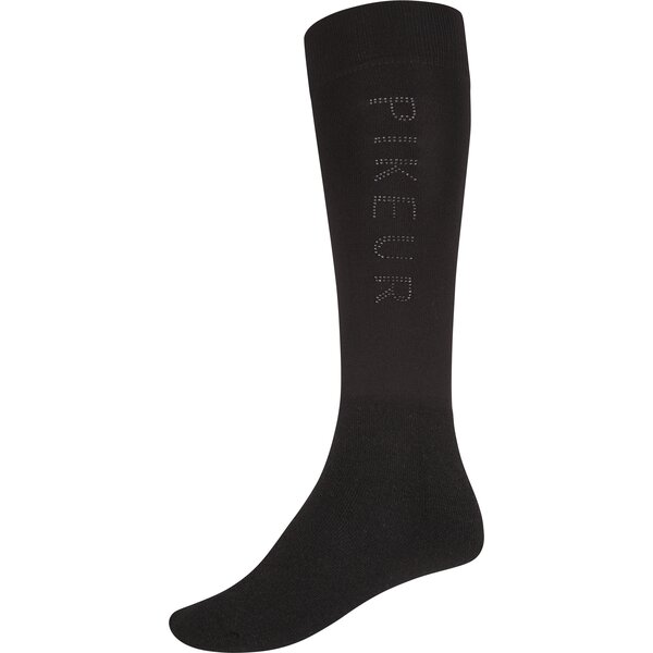 PIKEUR Sports Collection Kniestrümpfe Glitzer black | 35-38