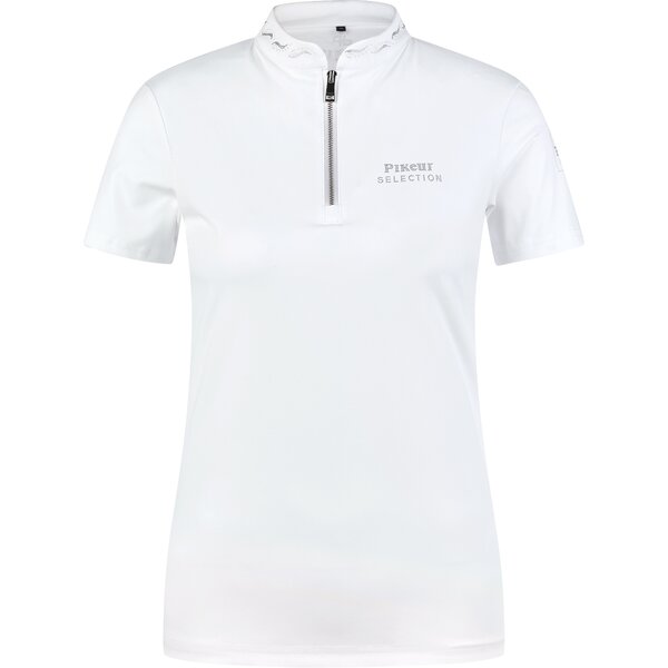 PIKEUR Selection Zip-Funktionsshirt white | 46