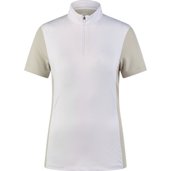 PIKUER Sports Collection Funktions-Turniershirt, PIKEUR white/beige | 34