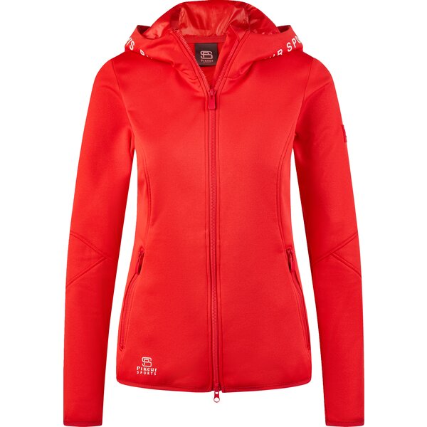 PIKEUR Sports Collection Sommer-Fleecejacke mit Kapuze red flame | 44