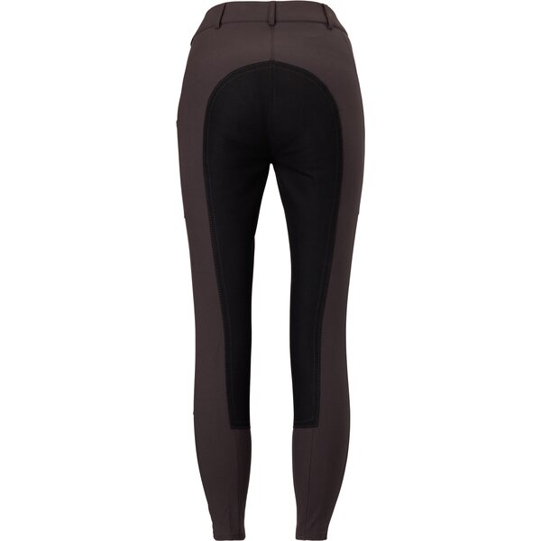black forest rijbroek met zitvlakversteviging dark choco | 34