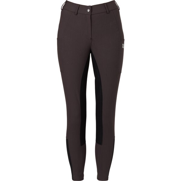 black forest rijbroek met zitvlakversteviging dark choco | 34