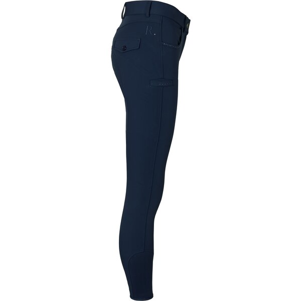 RIDE now rijbroek met full grip-zitvlak navy | 32