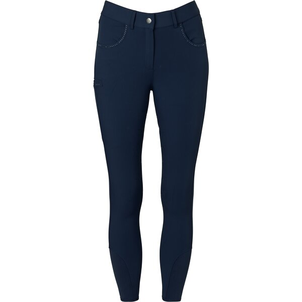 RIDE now rijbroek met full grip-zitvlak navy | 32