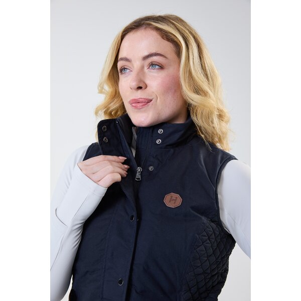 HORSEWARE waxbodywarmer Newmarket navy | XS