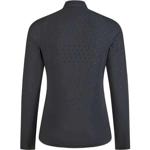 PIKEUR Selection trainingsshirt met rhinestones FUNCTION ZIP SHIRT 