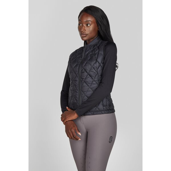 PIKEUR Selection trainingsshirt met rhinestones FUNCTION ZIP SHIRT 