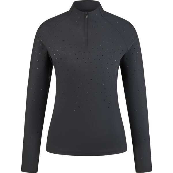 PIKEUR Selection trainingsshirt met rhinestones FUNCTION ZIP SHIRT 