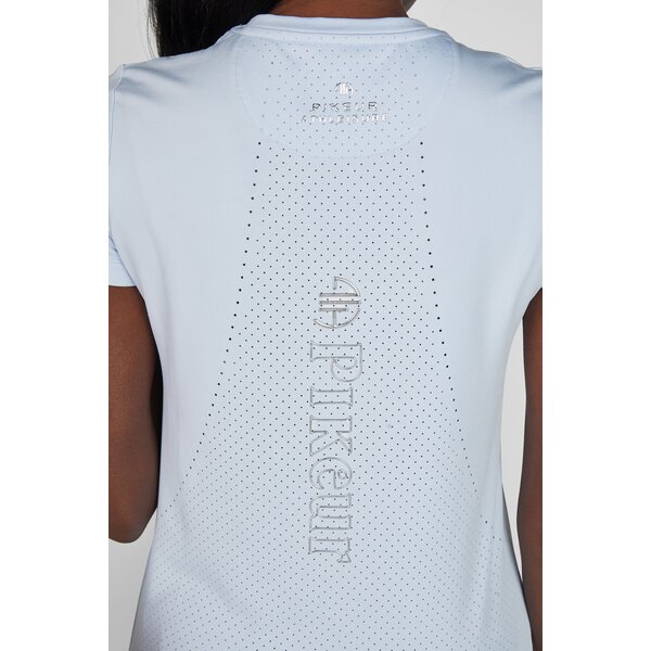 PIKEUR Athleisure functioneel shirt met ronde hals azure glow | 46