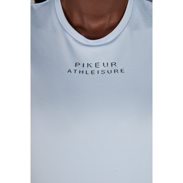 PIKEUR Athleisure functioneel shirt met ronde hals azure glow | 46