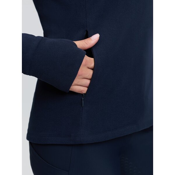 LeMieux fleeceshirt Frances Quarter Zip navy | 44