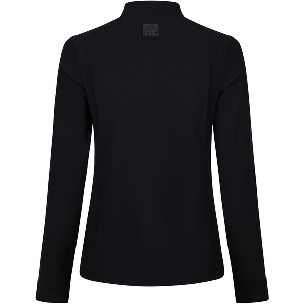 PIKEUR Selection functioneel shirt met rits en ribstructuur 