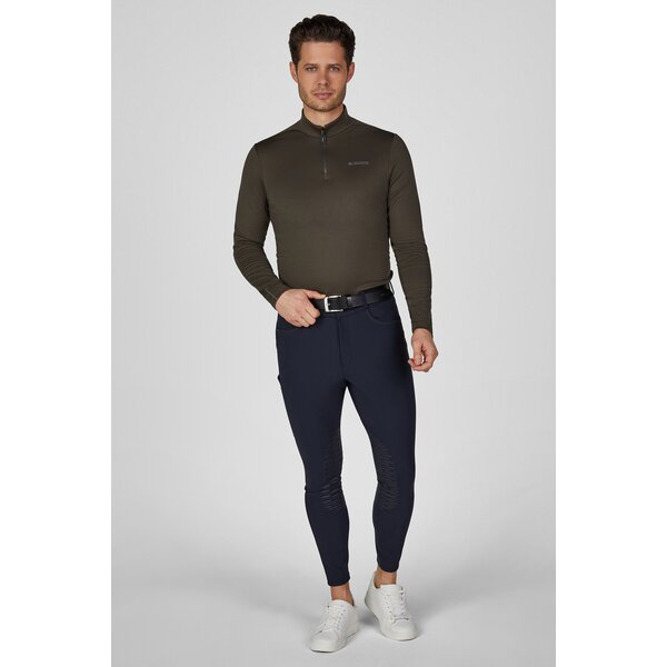 PIKEUR Athleisure functioneel shirt met ritssluiting 