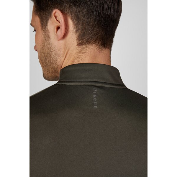PIKEUR Athleisure functioneel shirt met ritssluiting 