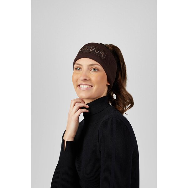 PIKEUR Selection katoenen hoofdband chocolate | 55-57