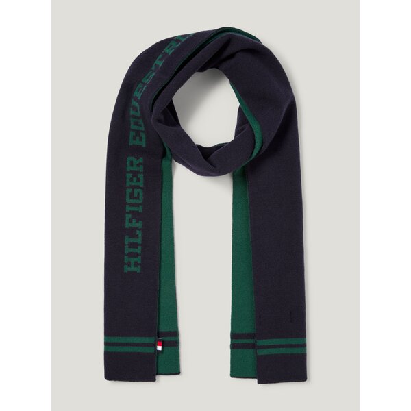 TOMMY HILFIGER EQUESTRIAN sjaal Vanderbilt Varsity desert sky | One size