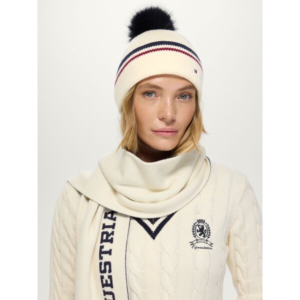 TOMMY HILFIGER EQUESTRIAN pomponmuts Dean desert sky | One size