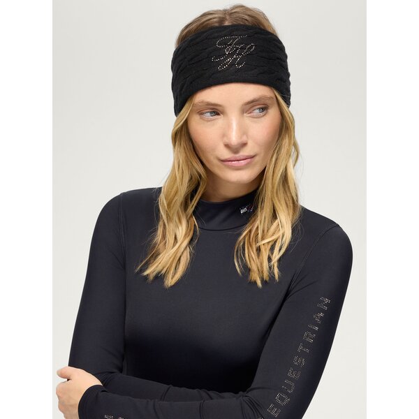 TOMMY HILFIGER EQUESTRIAN hoofdband met strass Maggie black | One size