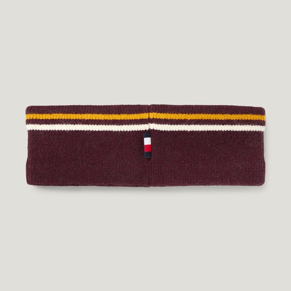 TOMMY HILFIGER EQUESTRIAN hoofdband Monroe deep burgundy | One size