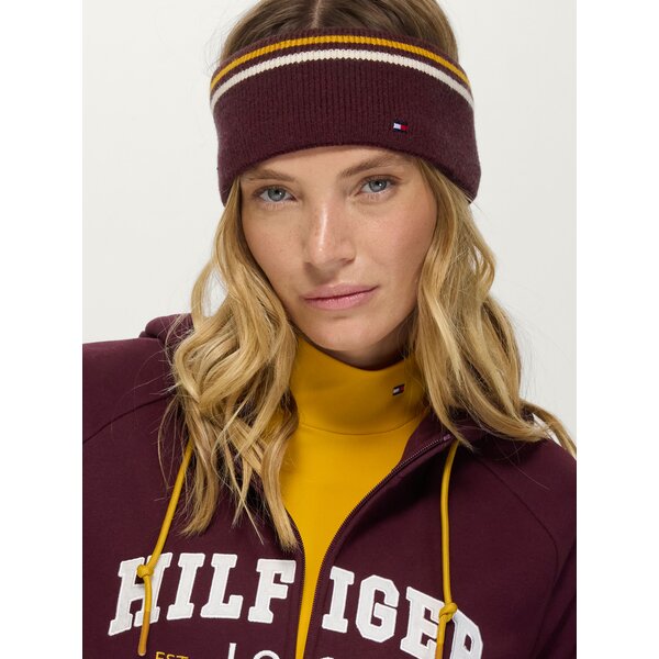 TOMMY HILFIGER EQUESTRIAN hoofdband Monroe deep burgundy | One size